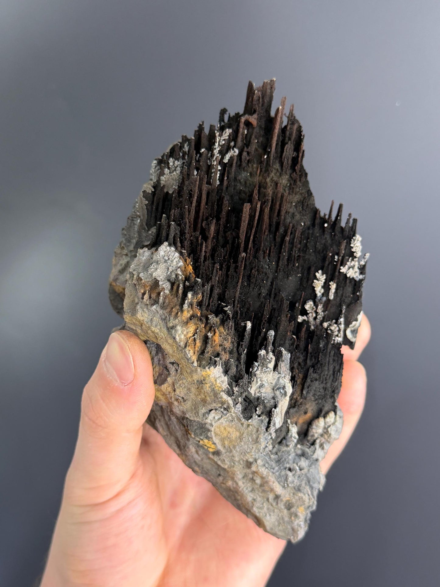 Museum Quality, Limonite And Specularite With Stalactite Goethite