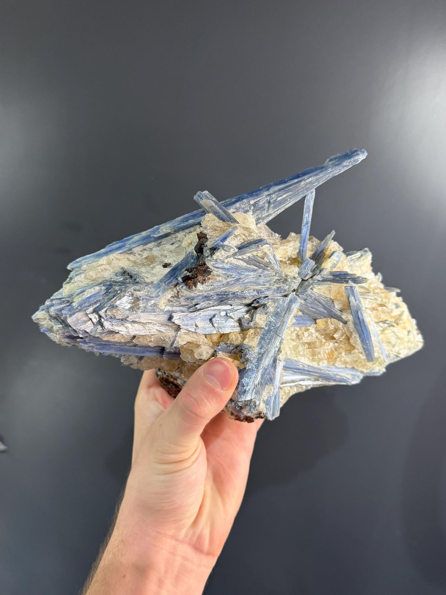 Museum Quality! Large Size Unique Formation Blue Kyanite