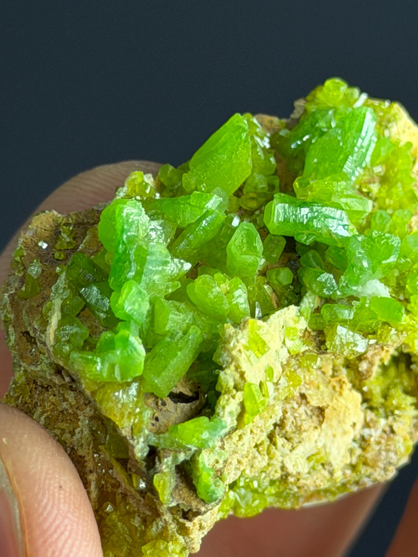 Green Pyromorphite Crystal