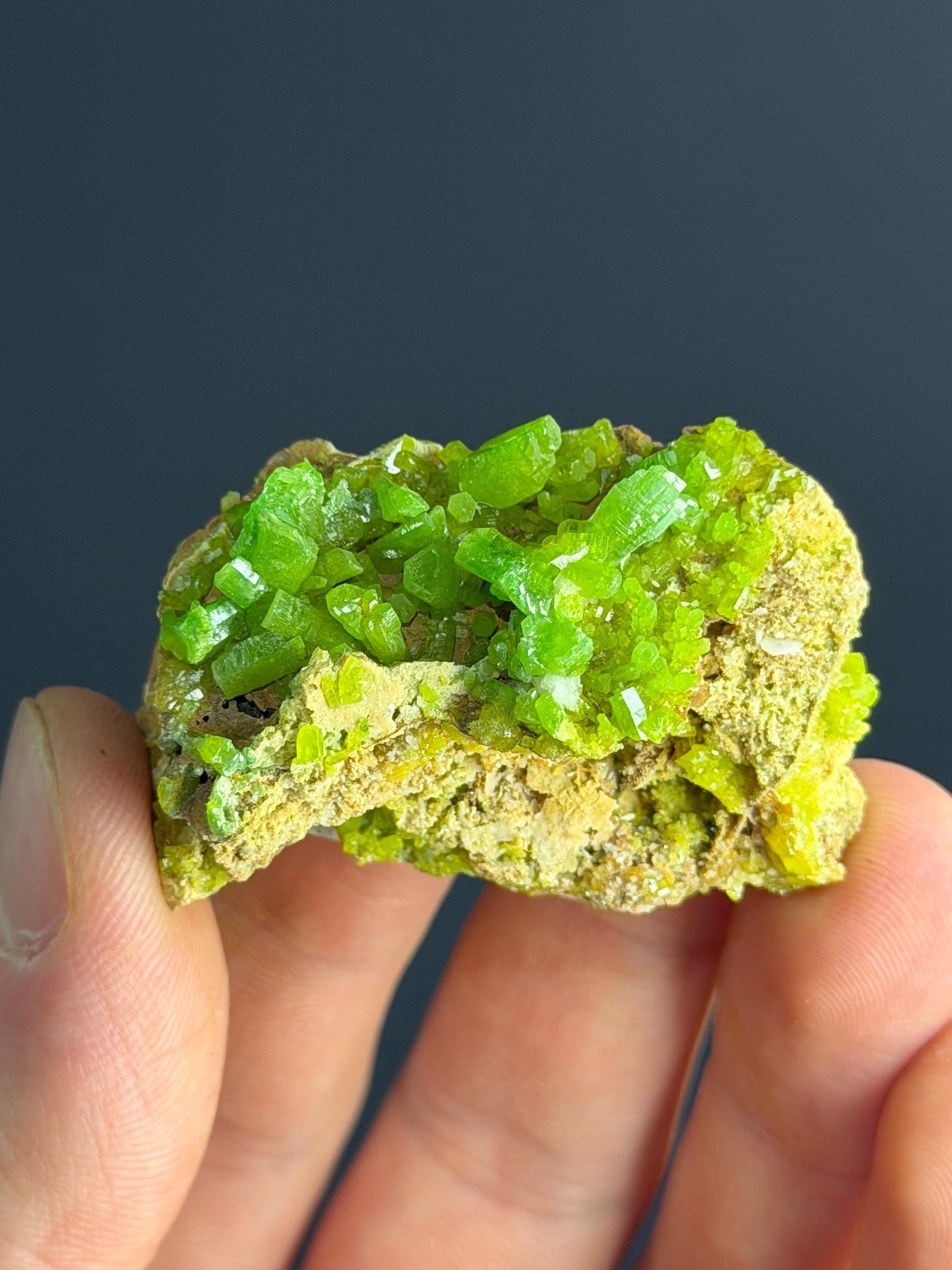 Green Pyromorphite Crystal