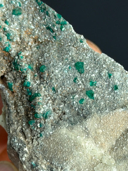 Green Dioptase Crystals