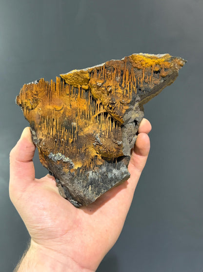 Museum Quality, Limonite With Stalactite Bridges Style Goethite, For Special Collection