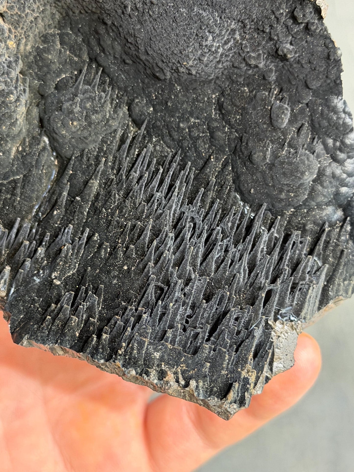 Museum Quality! Very Showy Velvet Stalactite Goethite