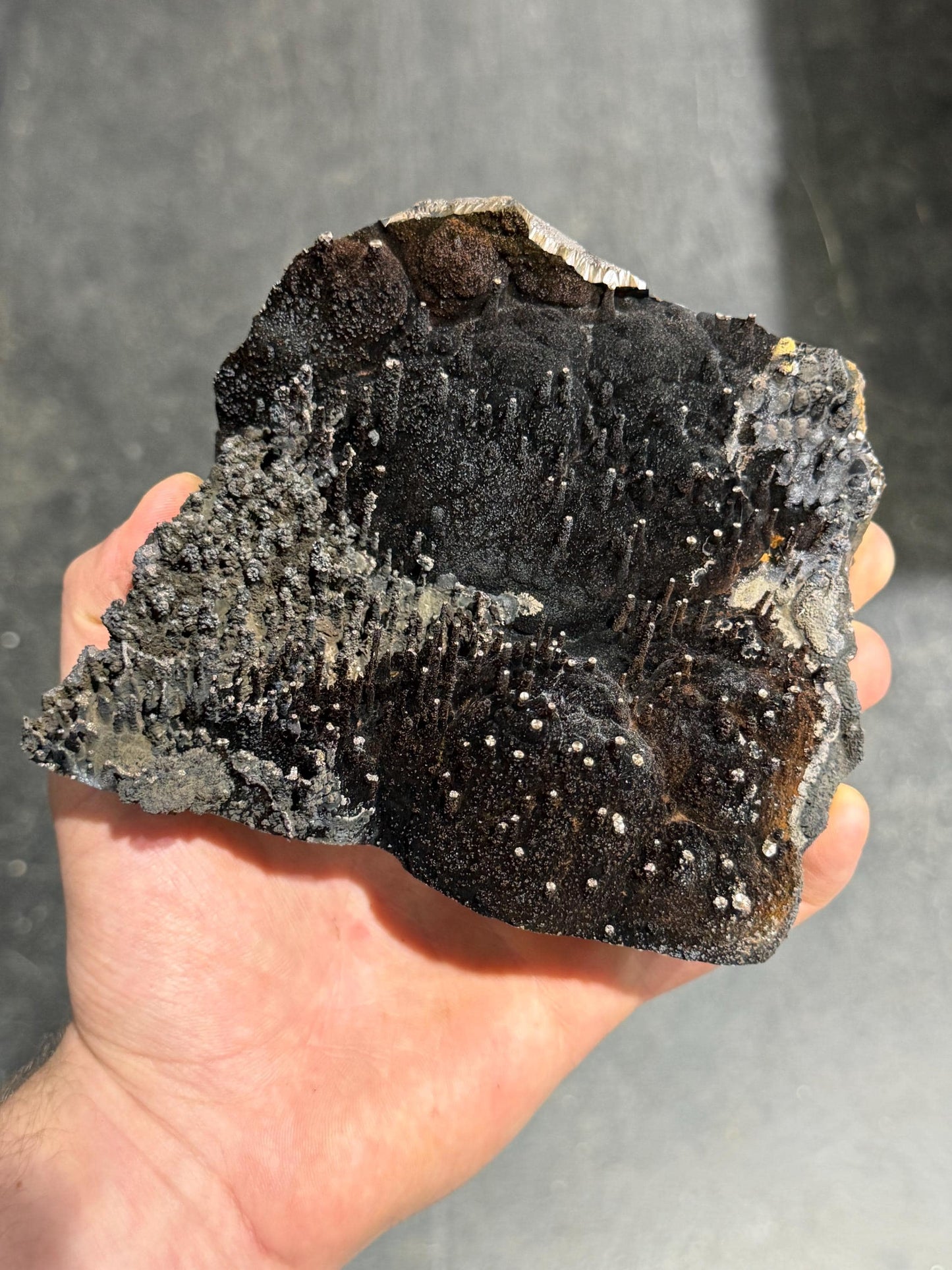 Very Showy, Museum Quality Limonite And Specularite With Stalactite Goethite