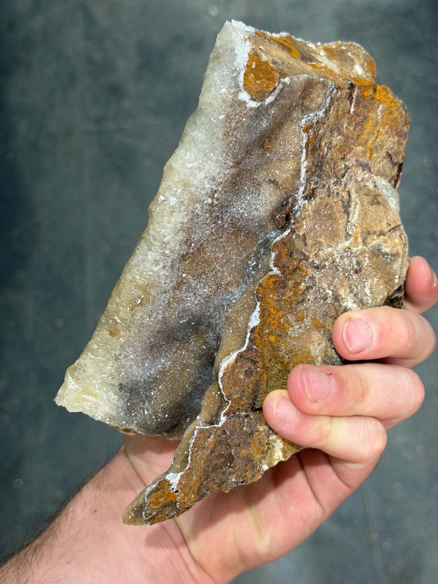Showy! Druzy Crystal Calcite Specimen
