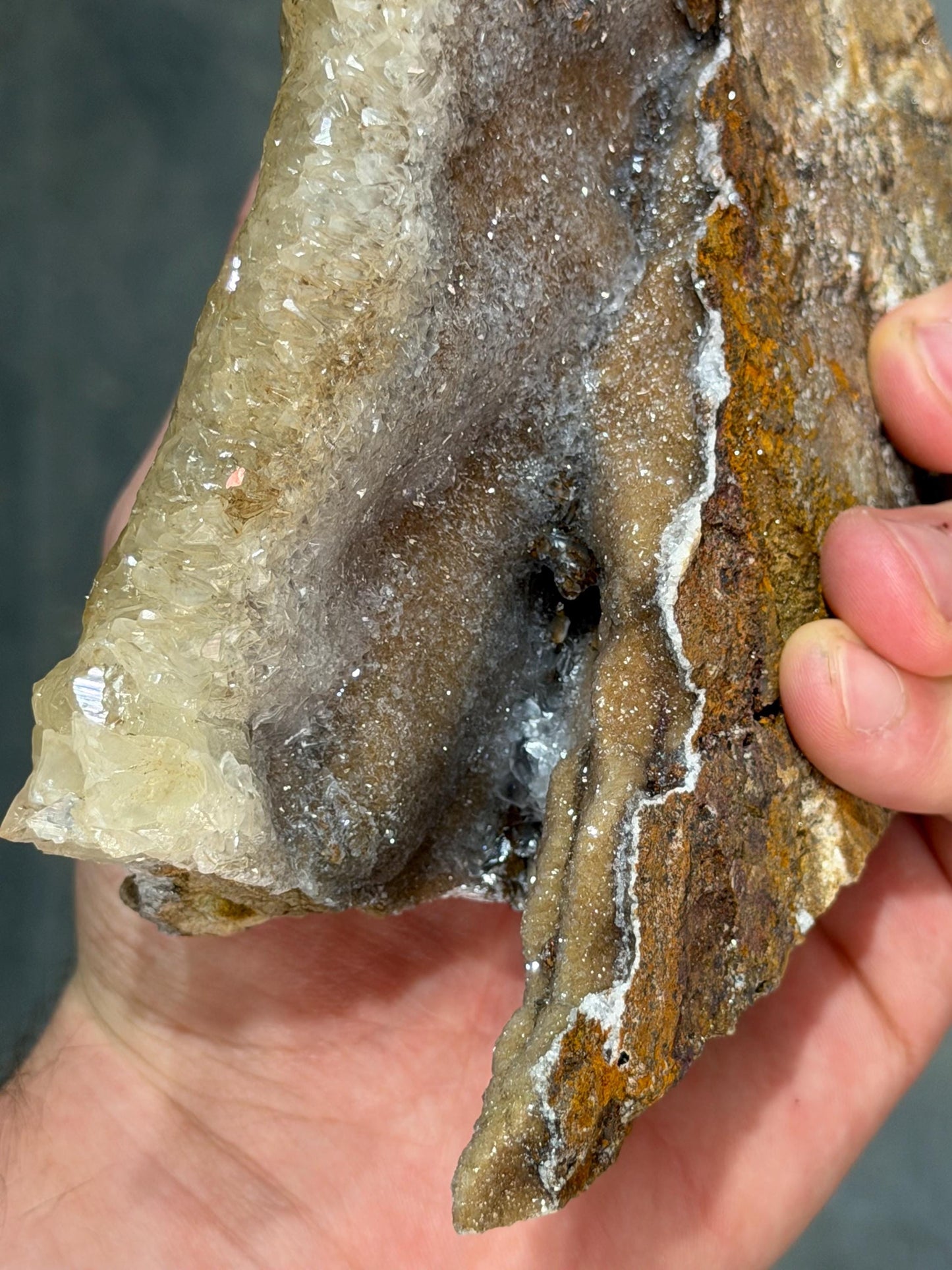 Showy! Druzy Crystal Calcite Specimen