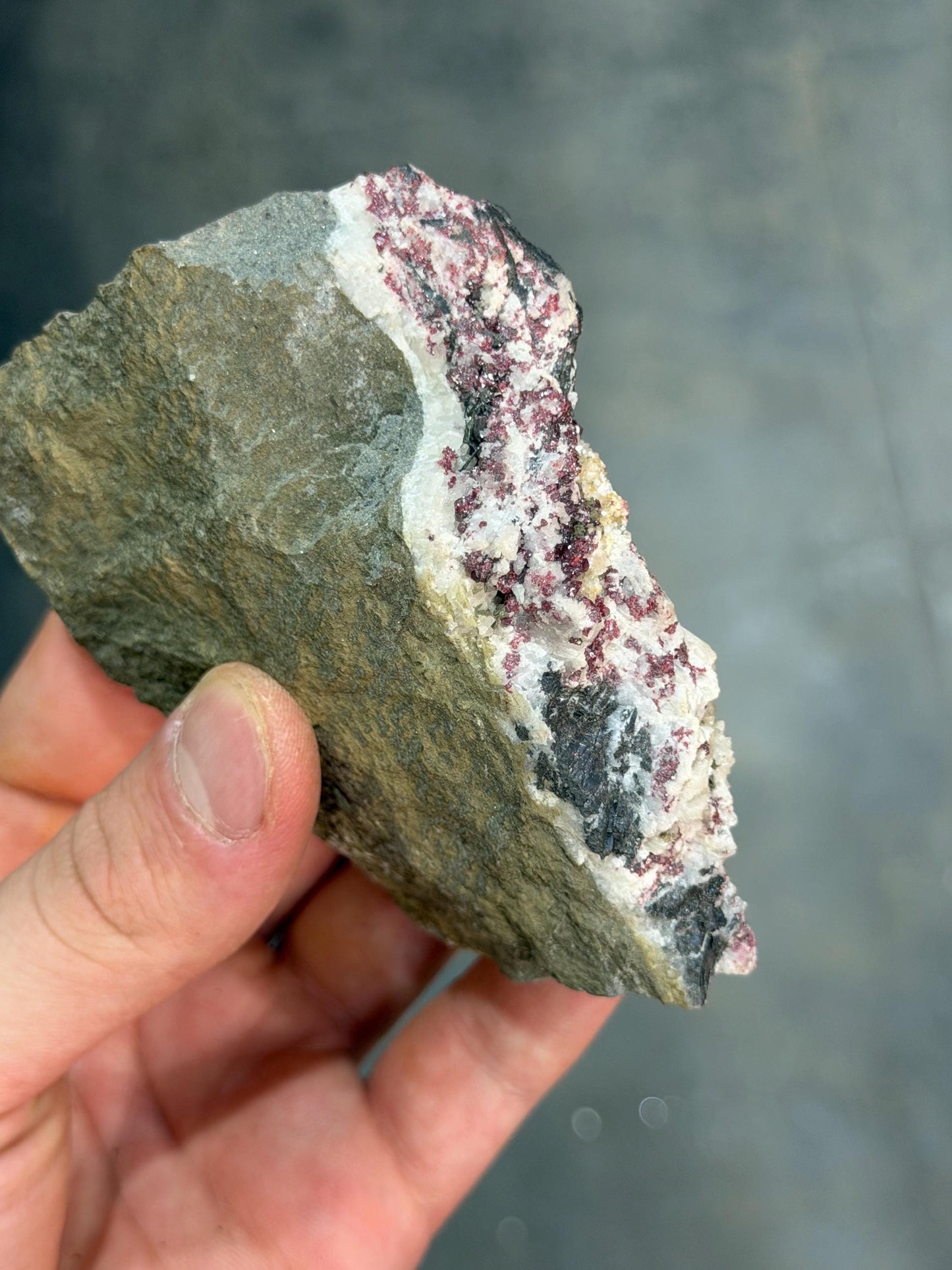 Cinnabar And Stibnite Specimen