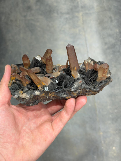 Super Special! Hematite And Quartz Specimen