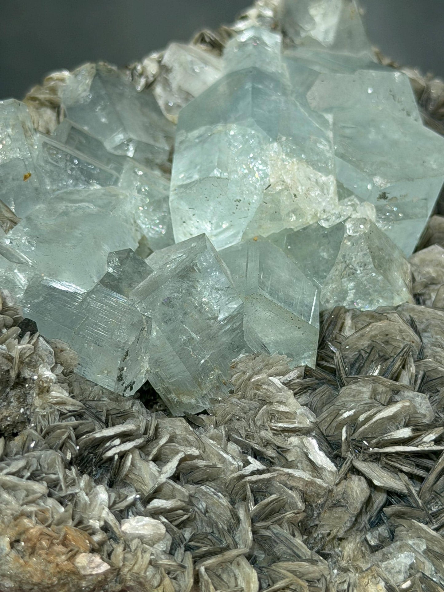 Aquamarine With Muscovite Specimen