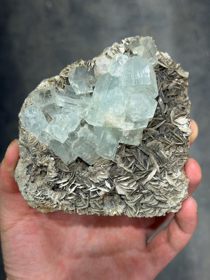 Aquamarine With Muscovite Specimen