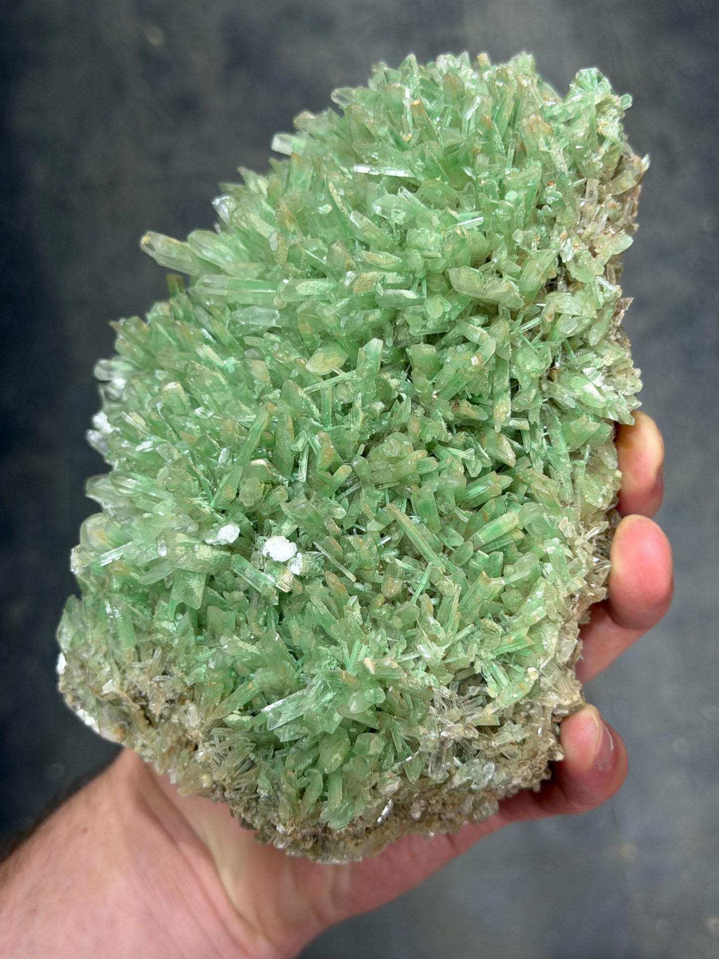 Green Selenite Crystal