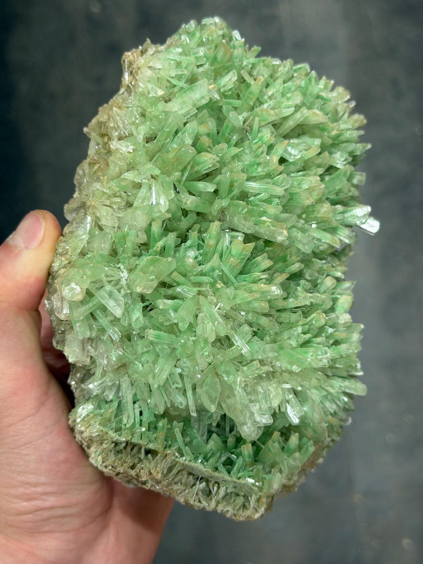 Green Selenite Crystal