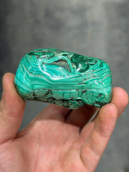 Polished Malachite And Chrysocolla Specimen