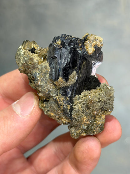 Super Rare!! Vivianite And Childrenite