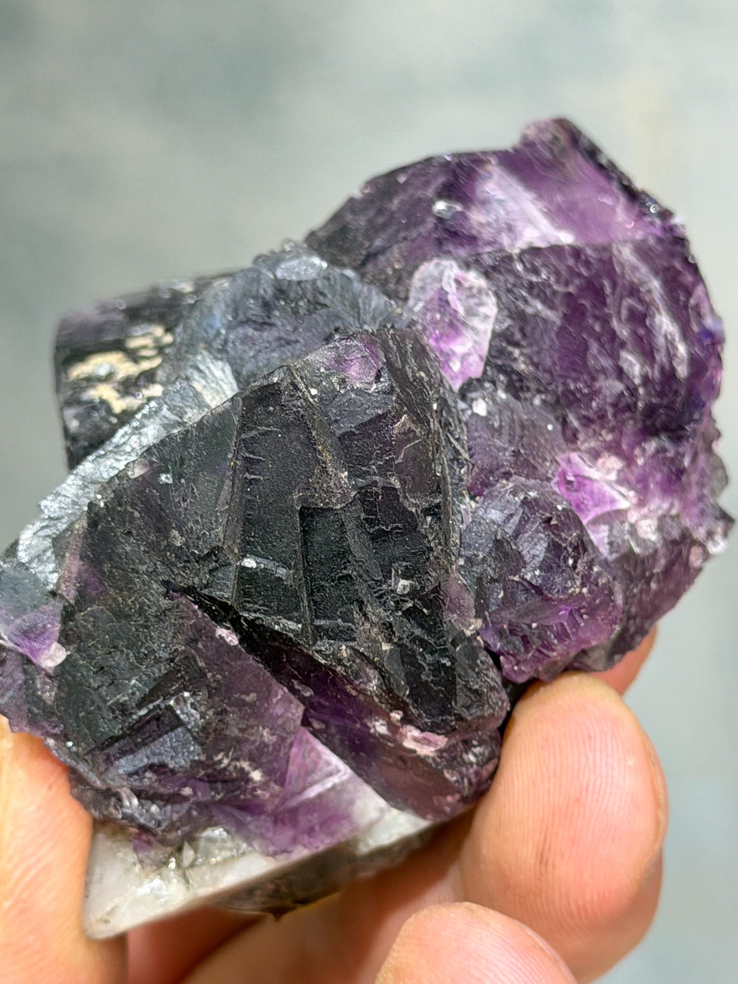 Purple Phantom Fluorite