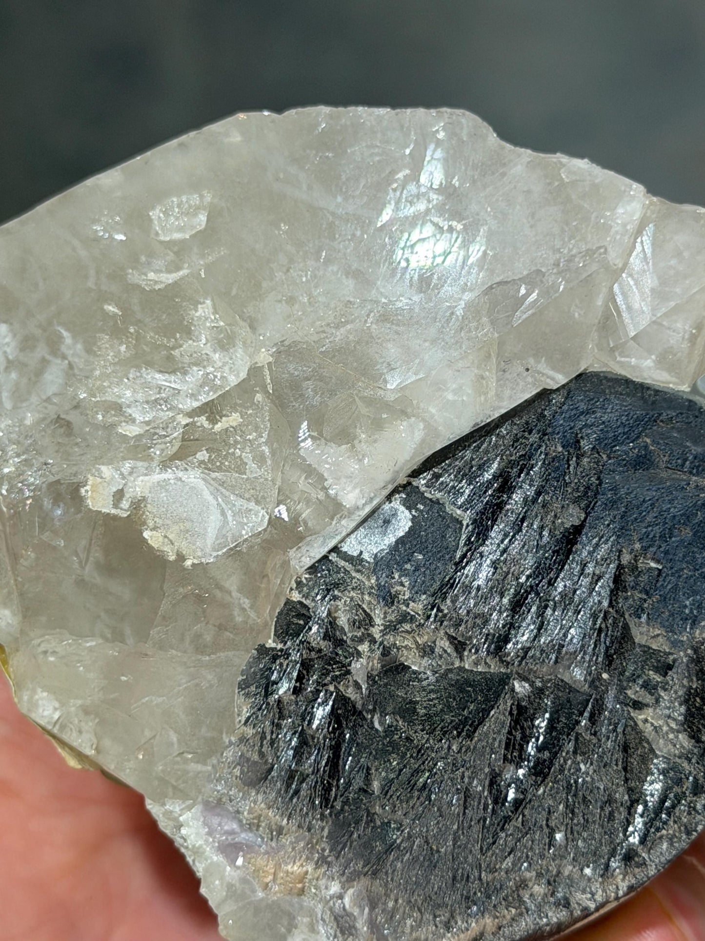 Black Tourmaline With Quartz