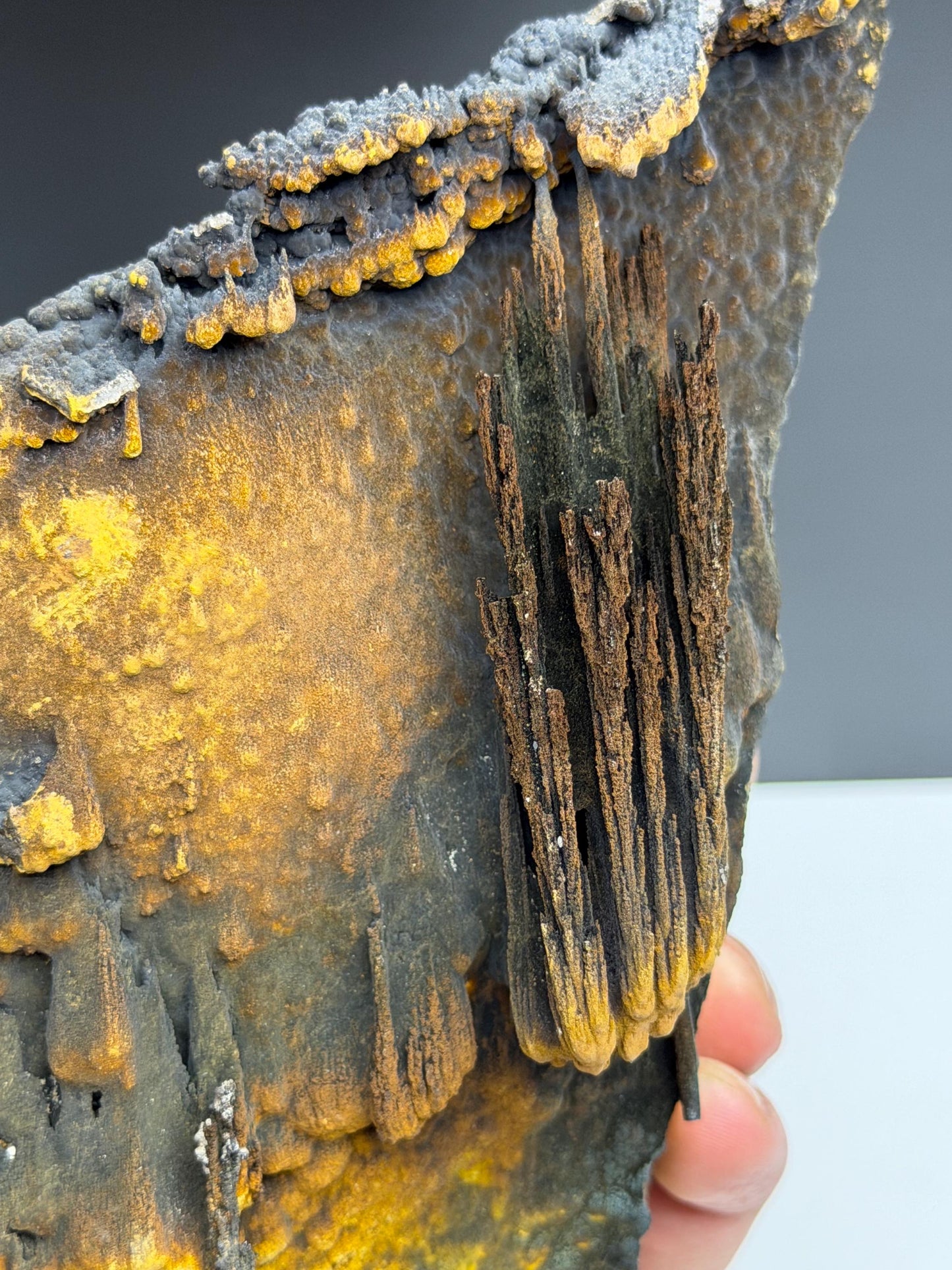 Museum Quality, Special Formation Limonite With Stalactite Goethite Specimen