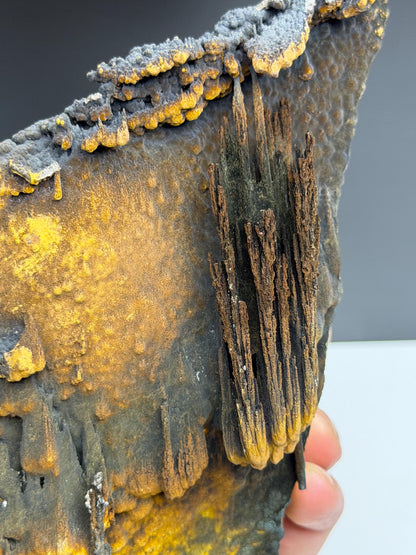 Museum Quality, Special Formation Limonite With Stalactite Goethite Specimen