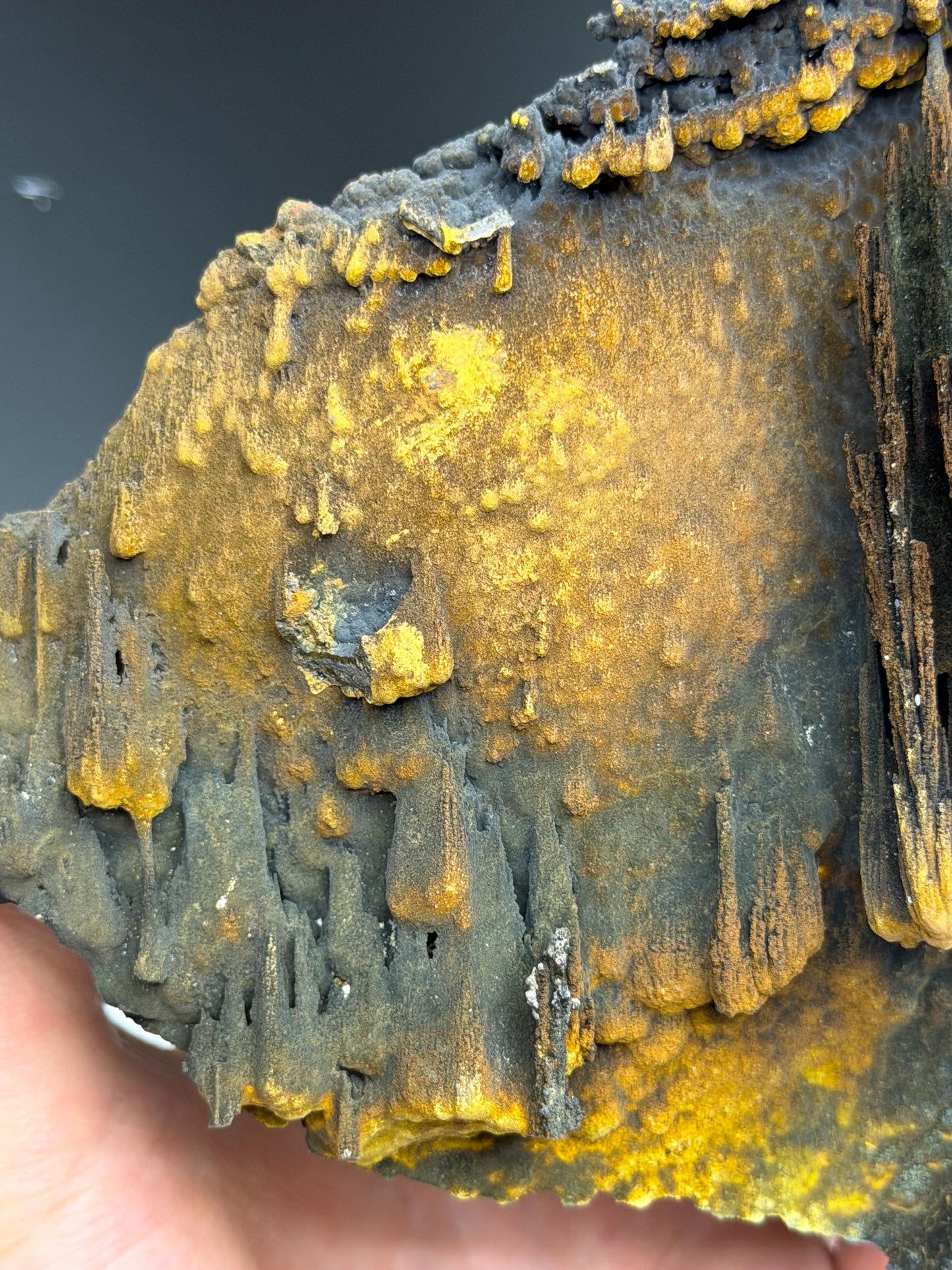 Museum Quality, Special Formation Limonite With Stalactite Goethite Specimen