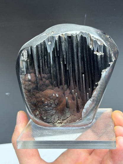 Museum Grade! Extra Special, Limonite With Stalactite Goethite, For Special Collection
