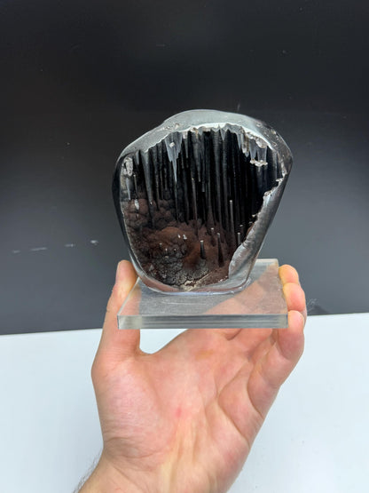 Museum Grade! Extra Special, Limonite With Stalactite Goethite, For Special Collection