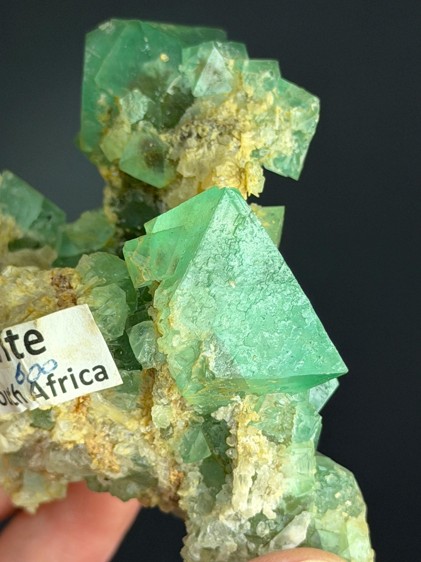 Emerald Fluorite Crystal
