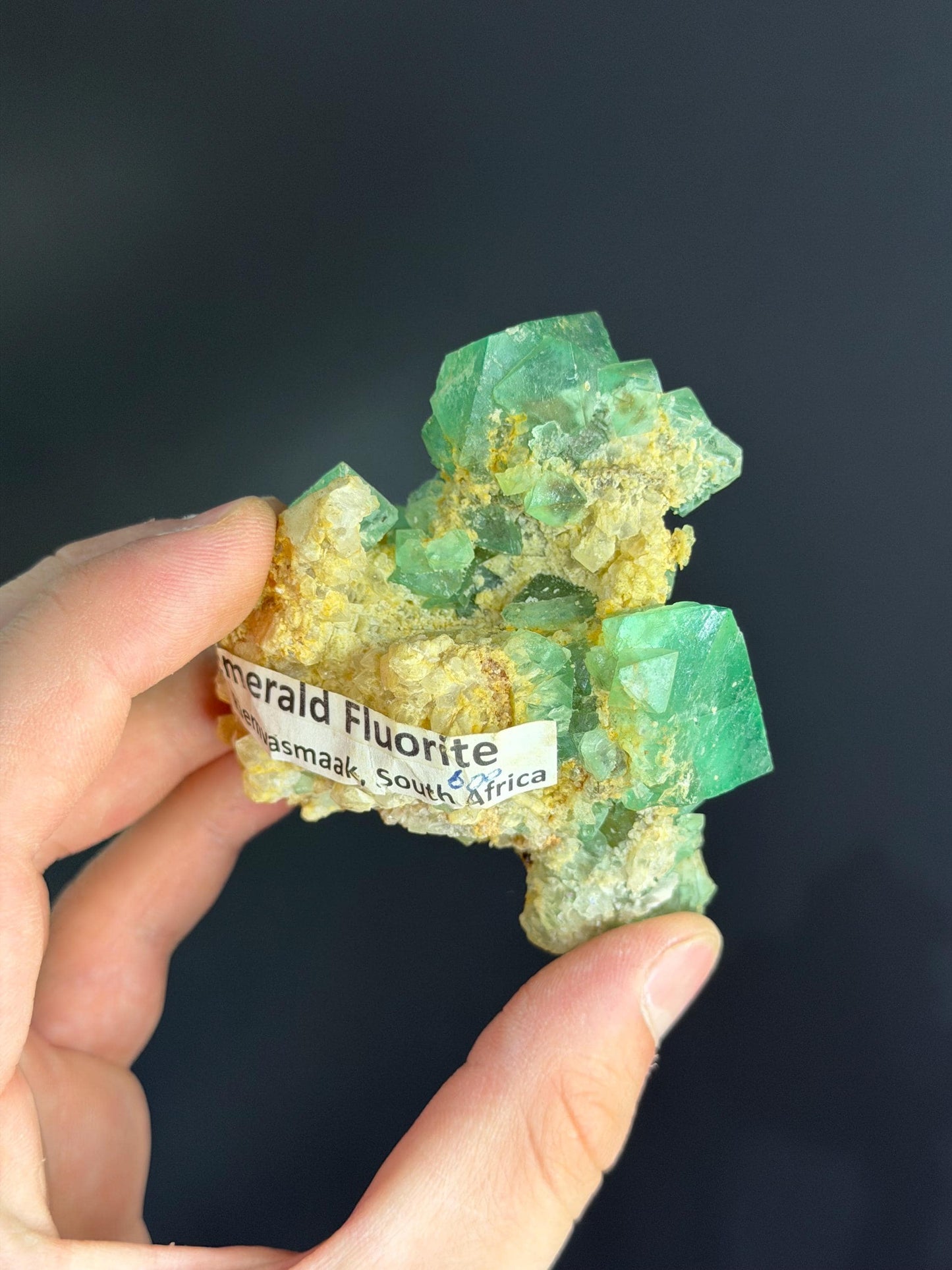 Emerald Fluorite Crystal