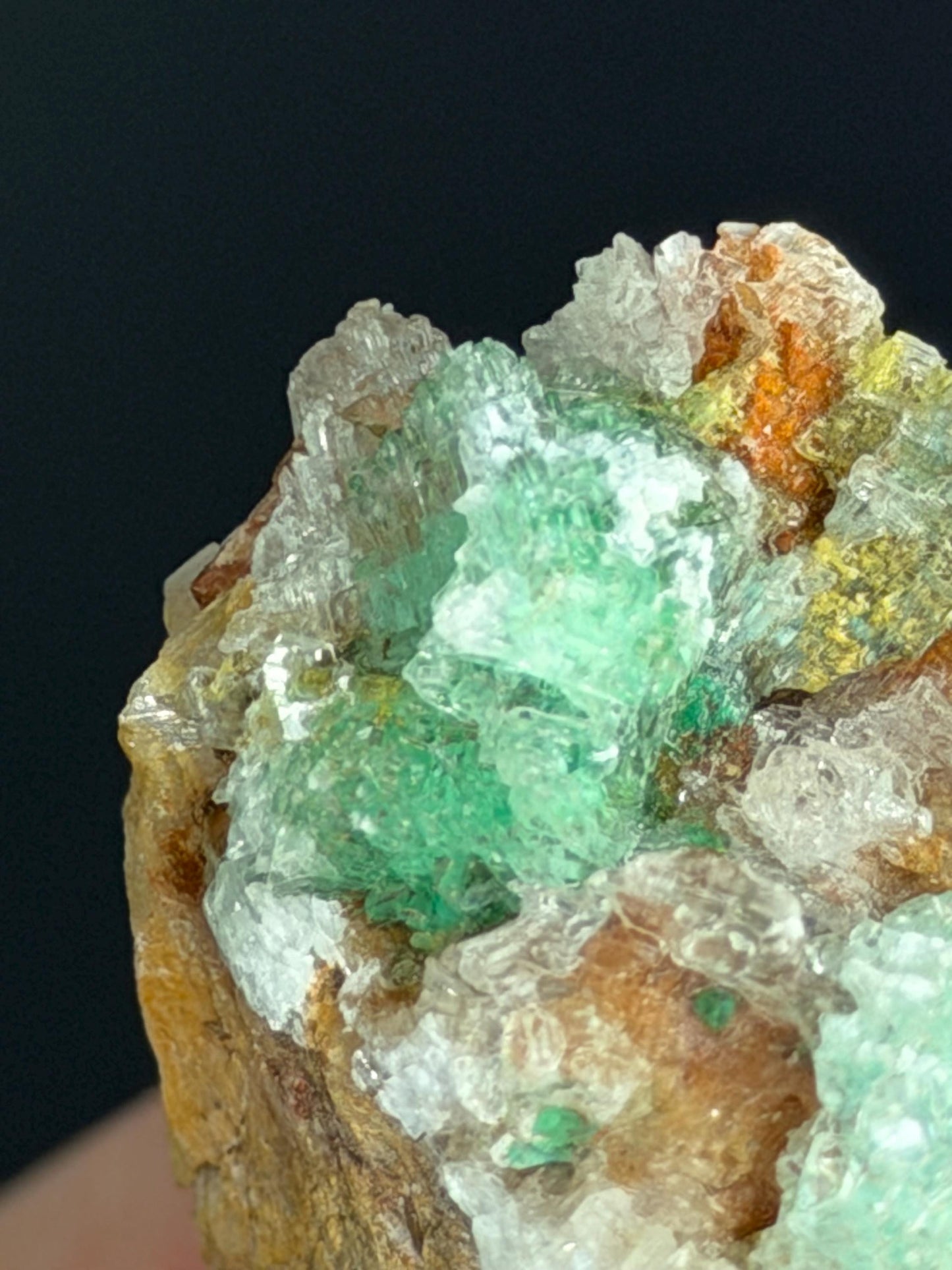 Rosasite Crystal Specimen