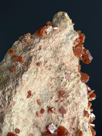 Vanadinite Crystals On Matrix