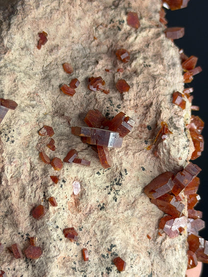 Vanadinite Crystals On Matrix