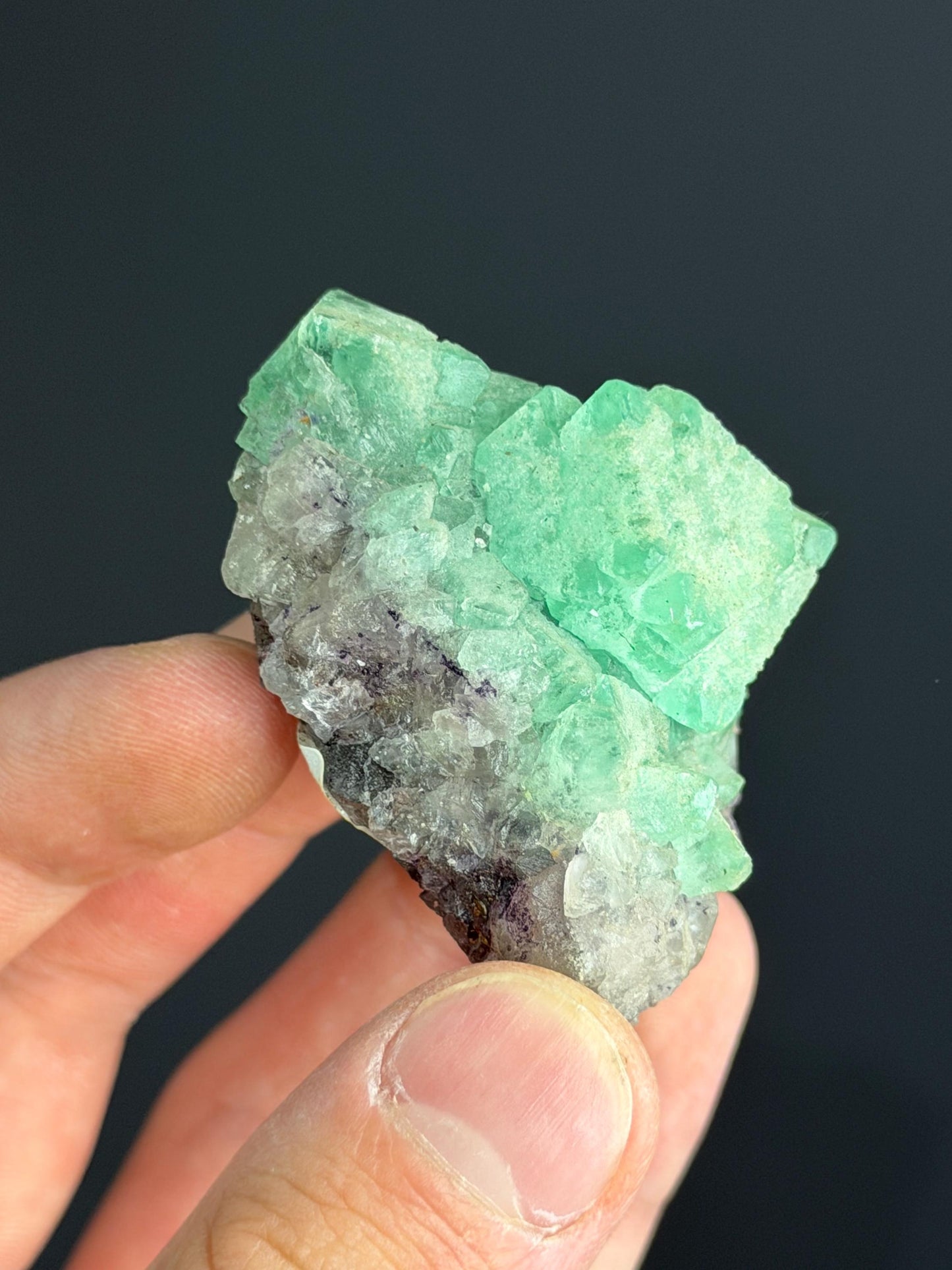 Purple And Green Fluorite