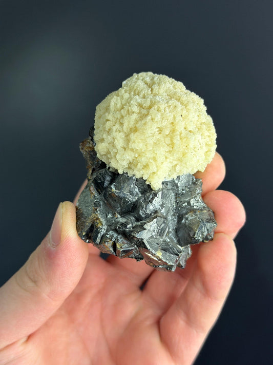 The Most Special! Barite With Sphalerite Crystal