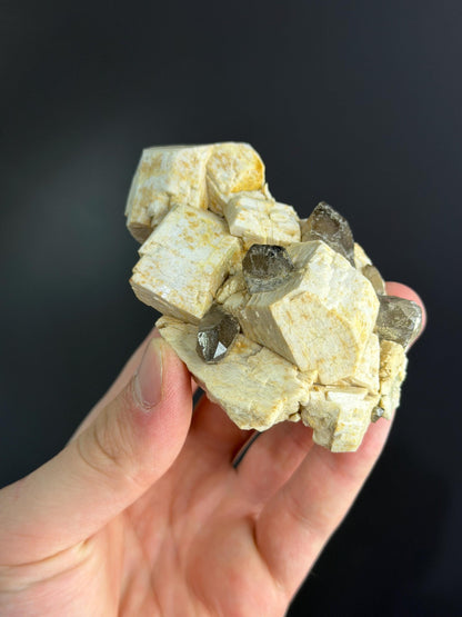 Smoky Crystal Quartz With Dolomite