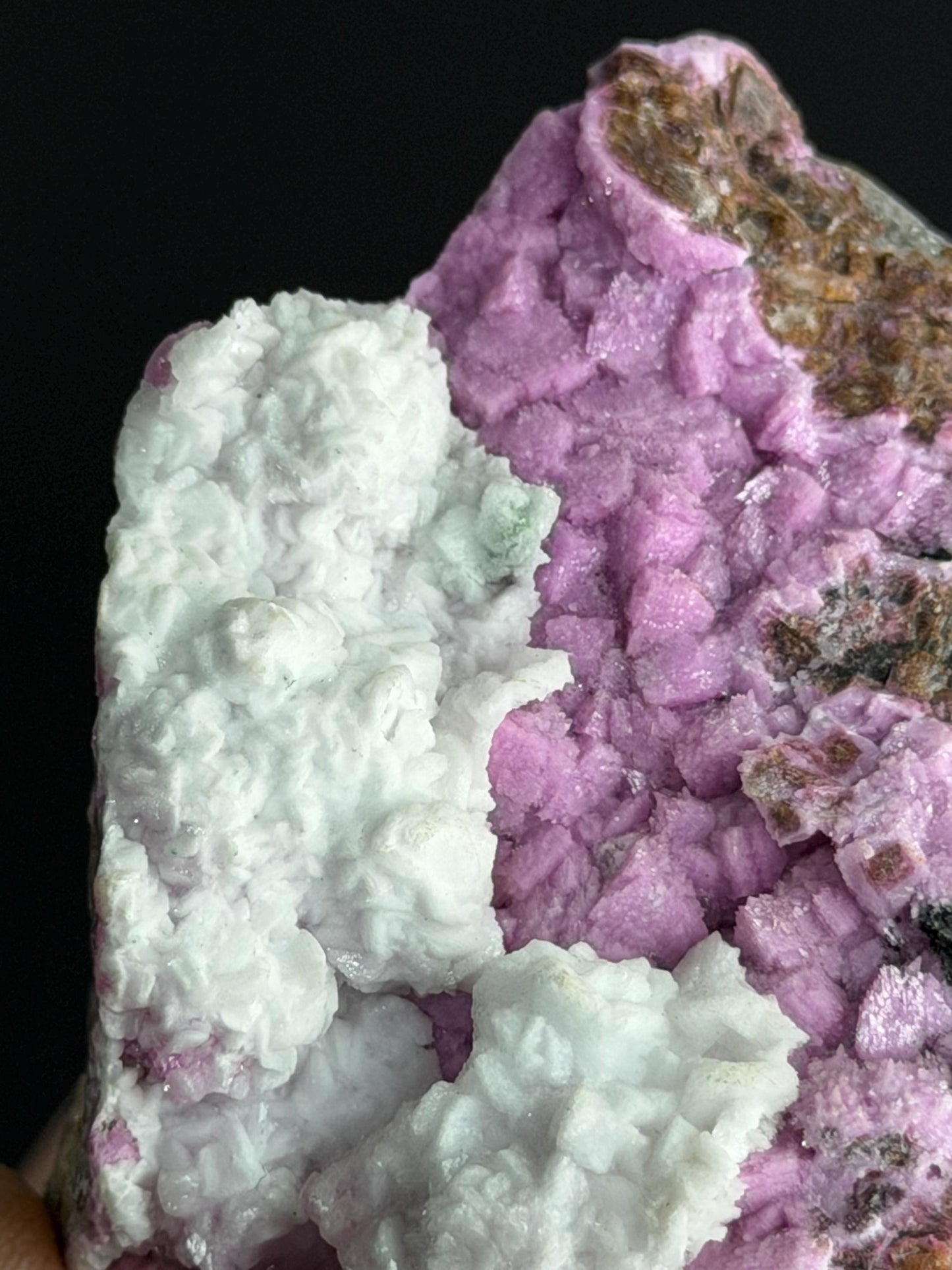 Calcite With Pink Cobaltian Calcite