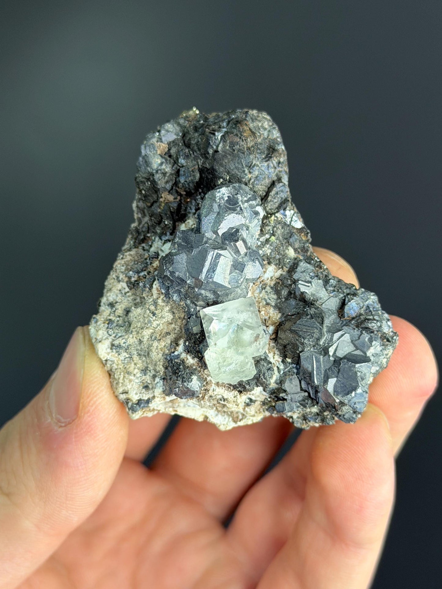 Topaz With Arsenopyrite