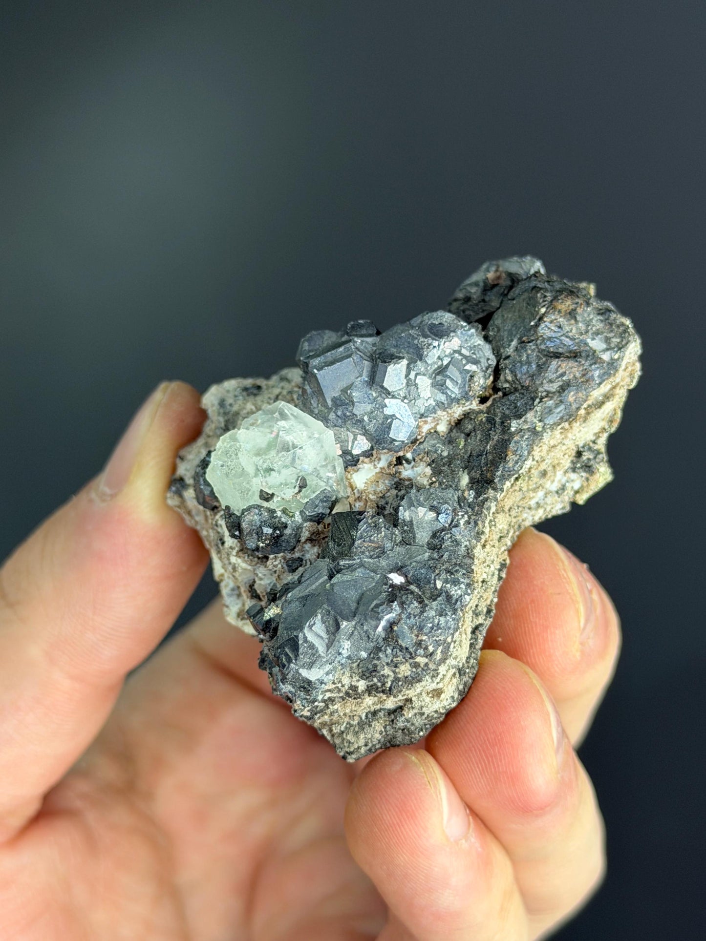 Topaz With Arsenopyrite