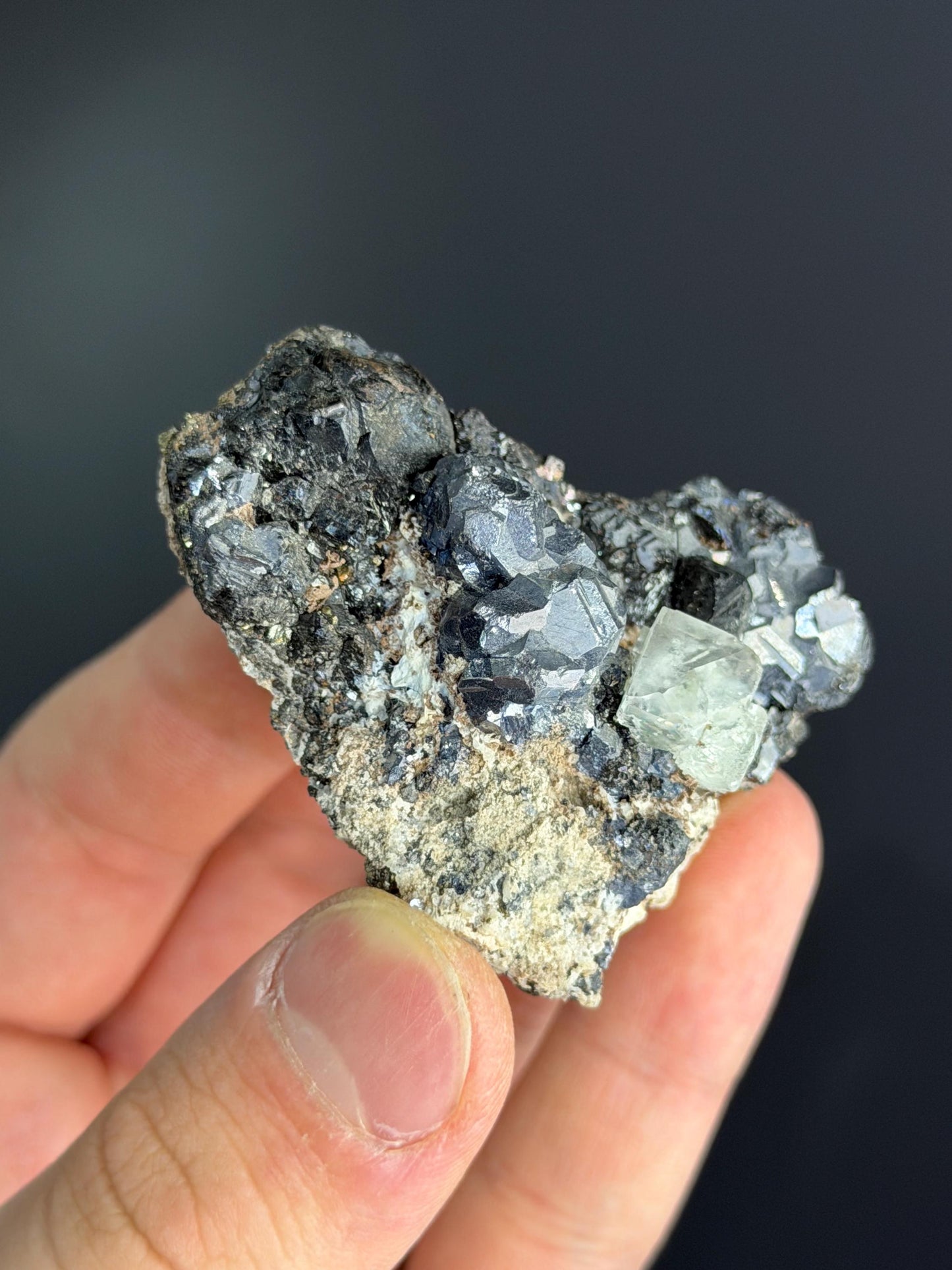 Topaz With Arsenopyrite