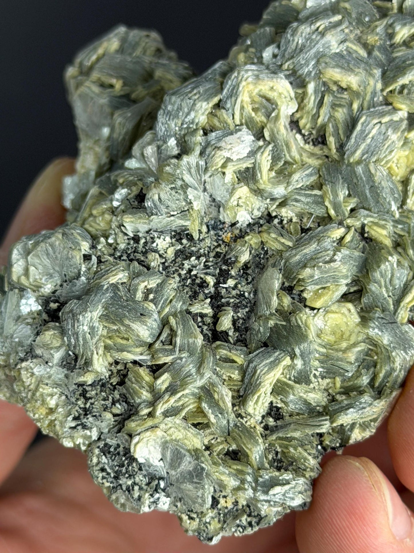 Vermiculite With Black Tourmaline