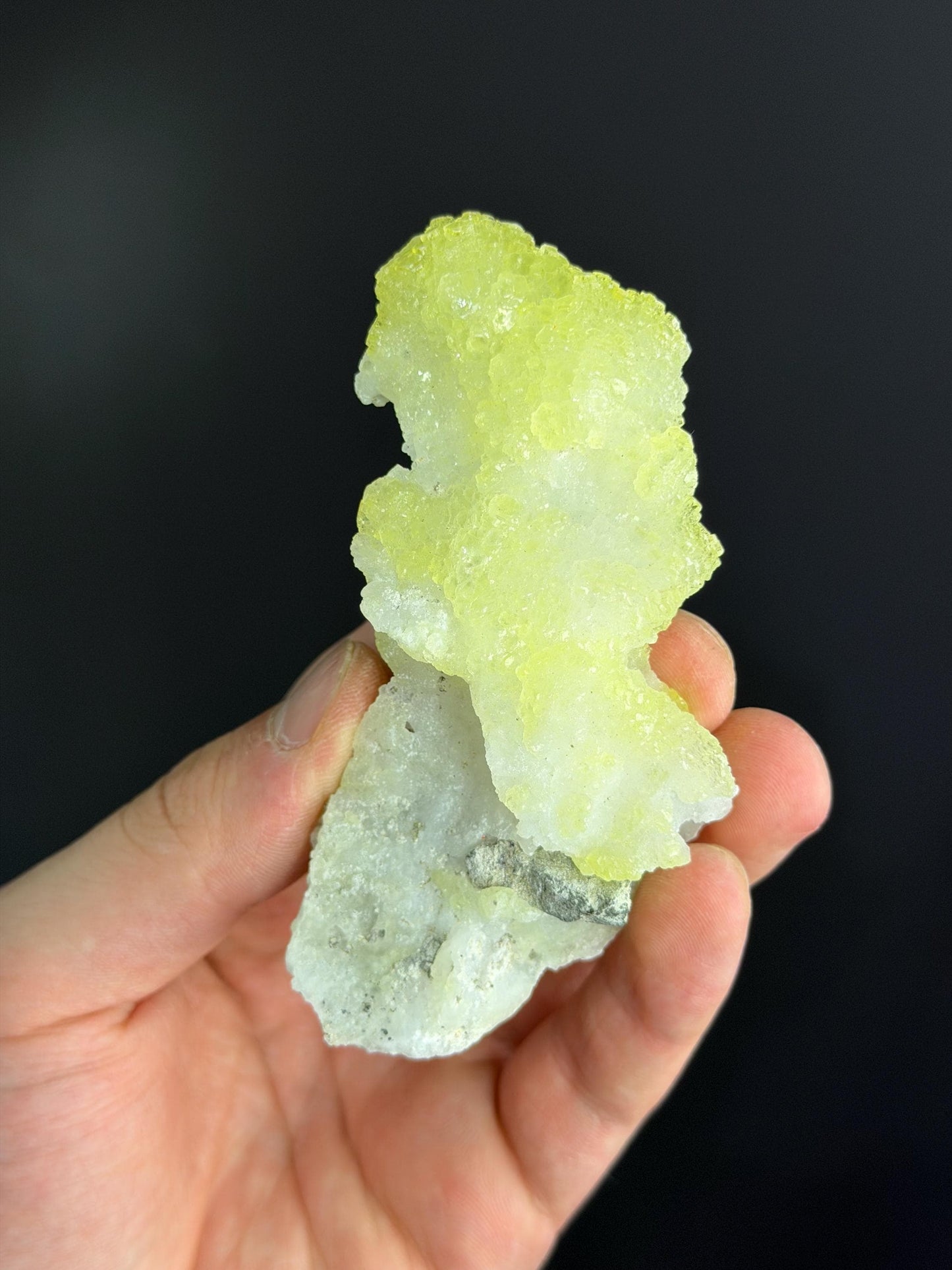 Yellow Brucite Specimen