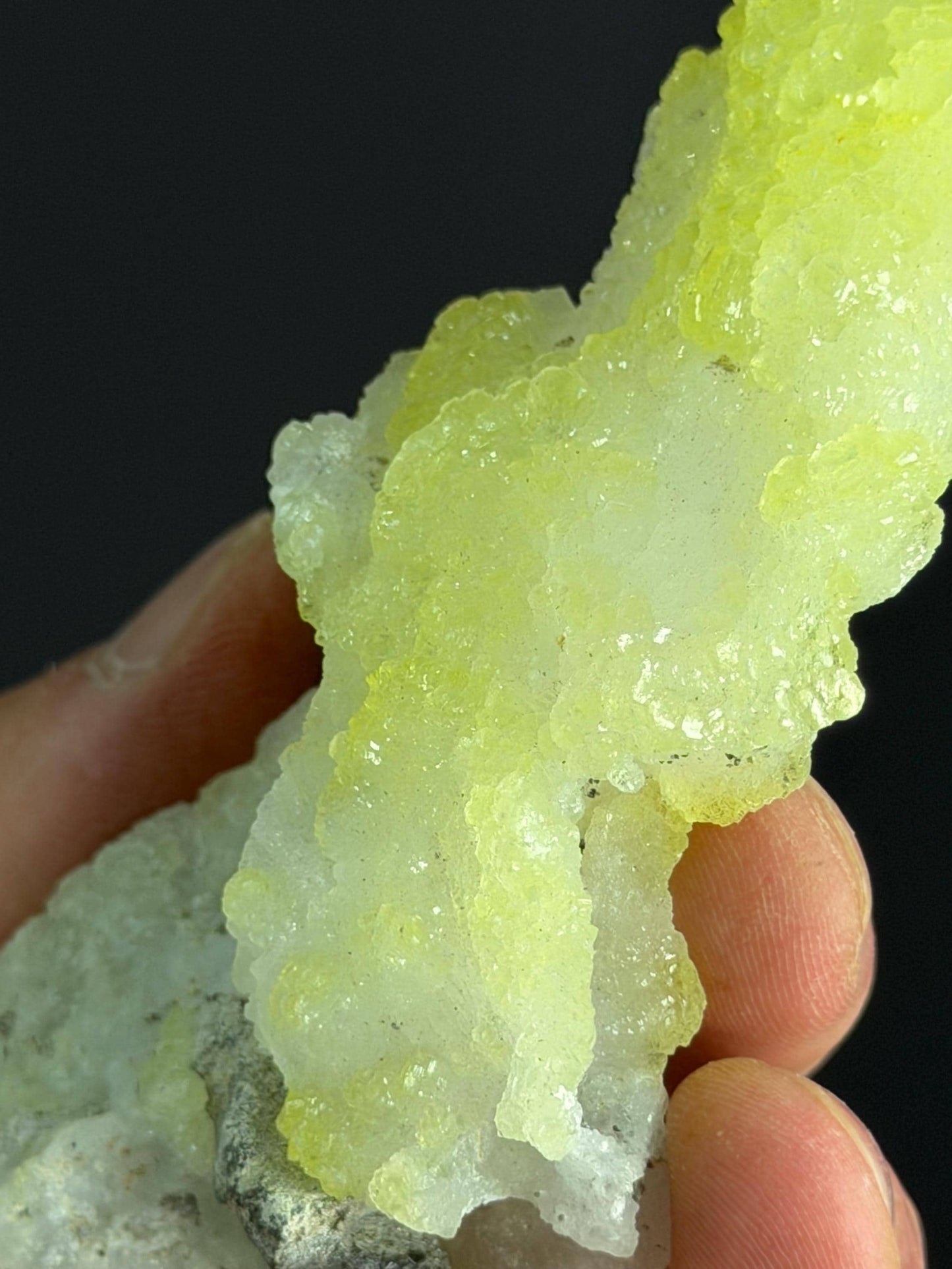 Yellow Brucite Specimen