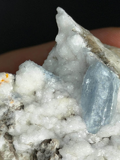 Blue Celestine With Colemanite