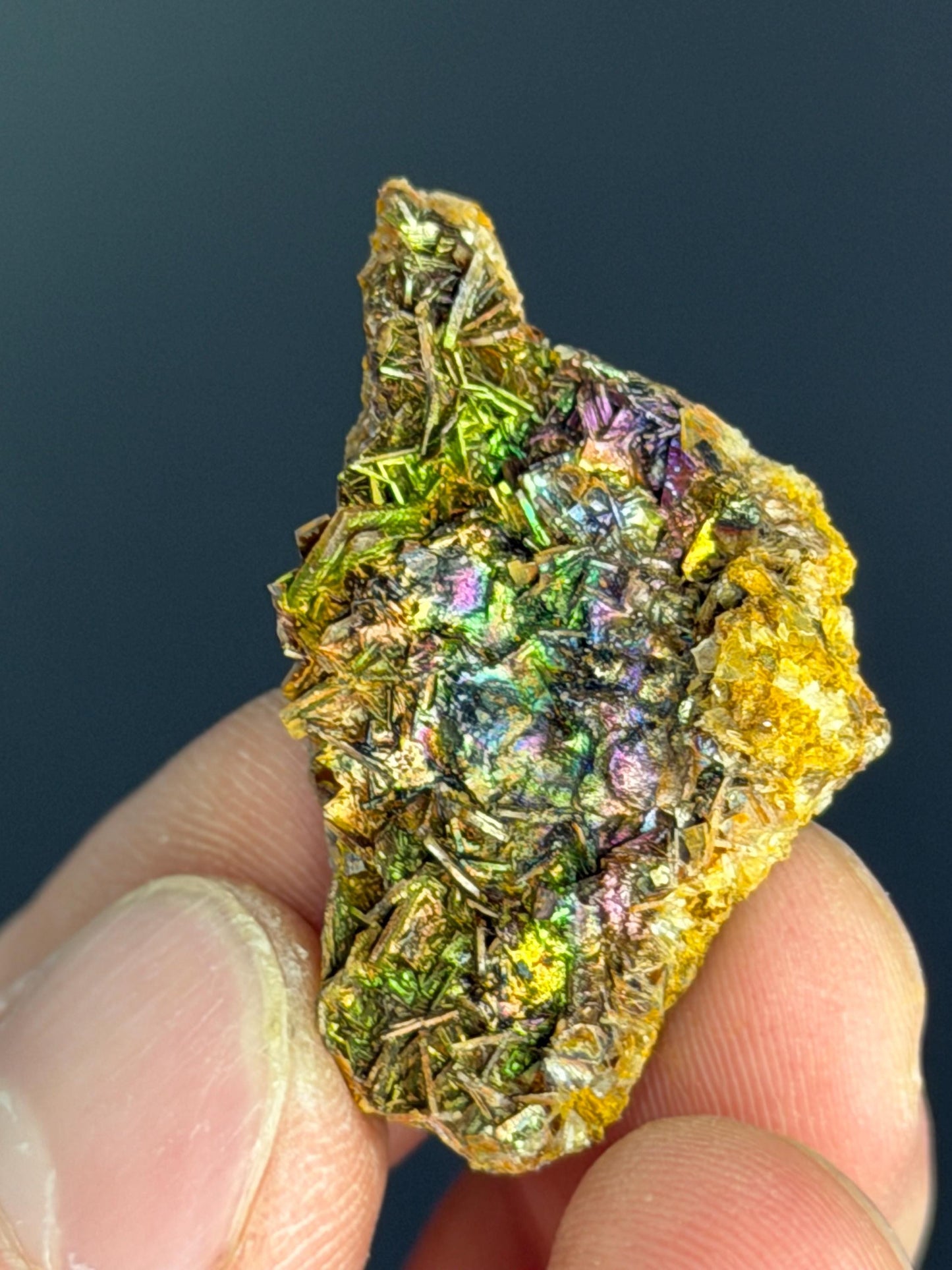 Museum Quality! Natural Colourful Iron Siderite