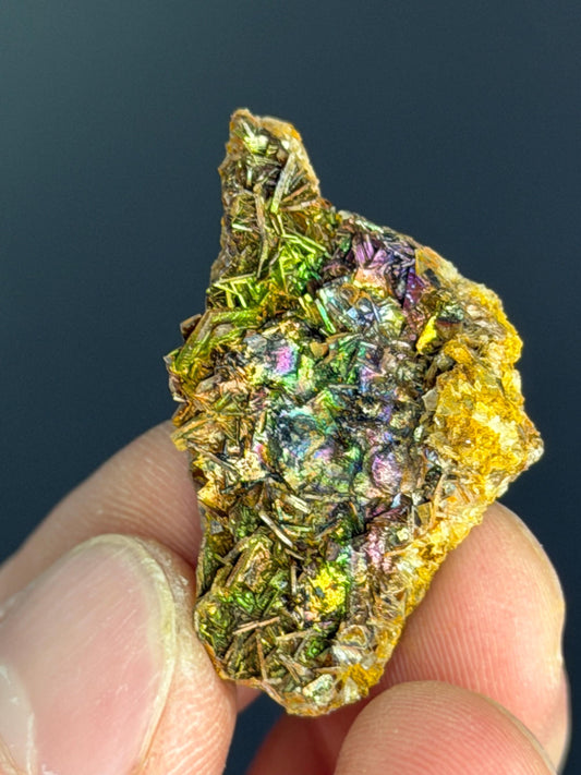 Museum Quality! Natural Colourful Iron Siderite