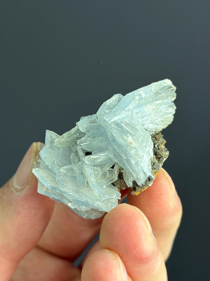 Blue Barite Crystals