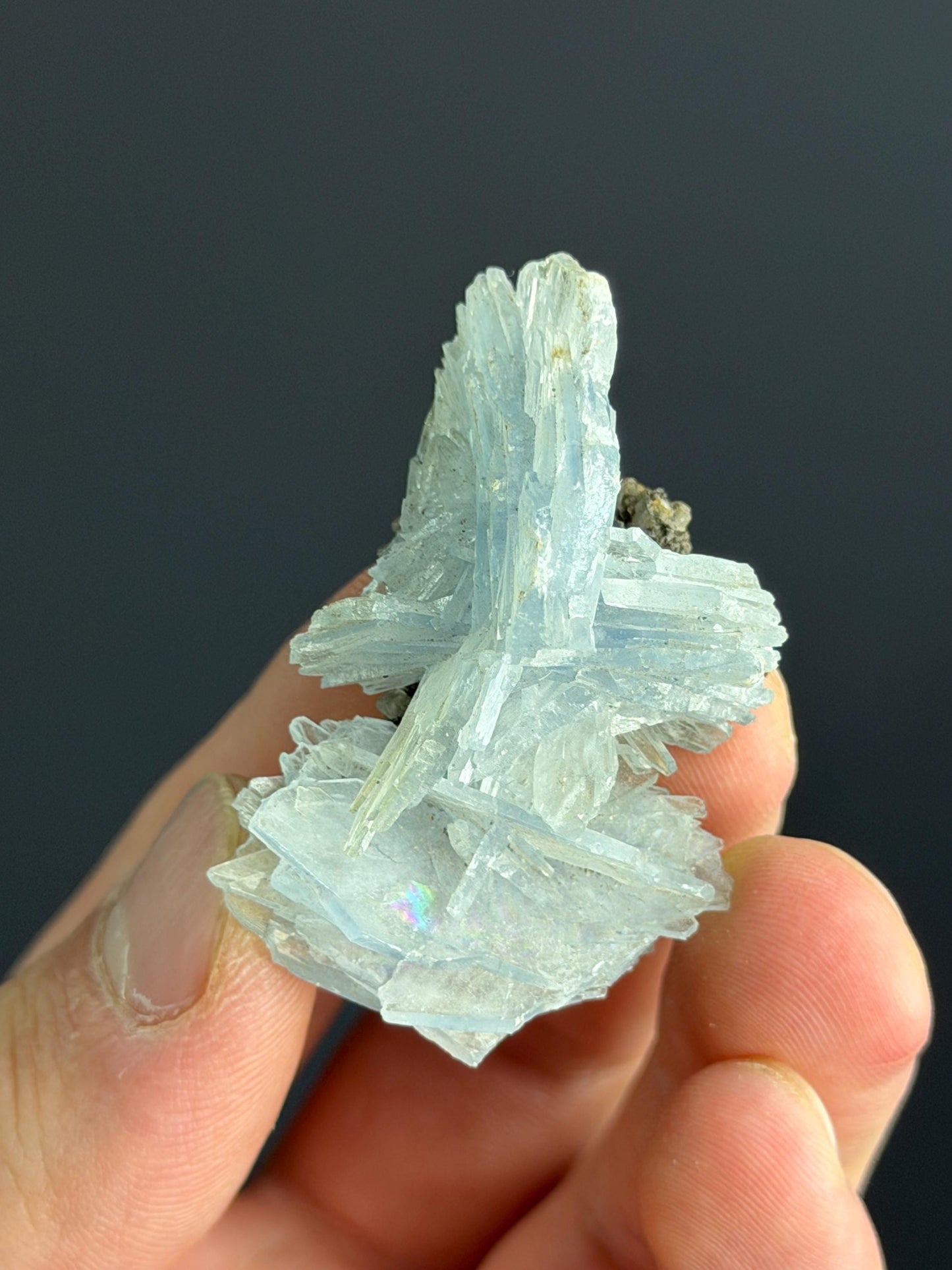Blue Barite Crystals
