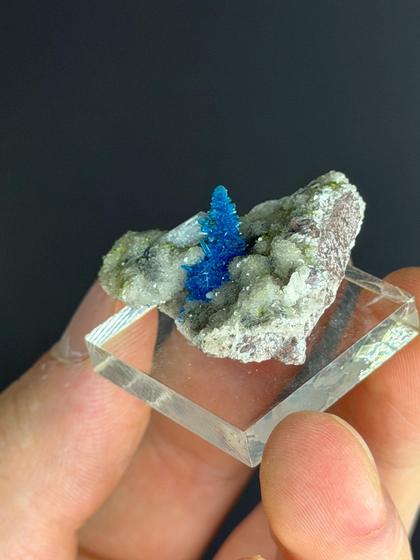 Very Unique! Pentagonite On Stilbite