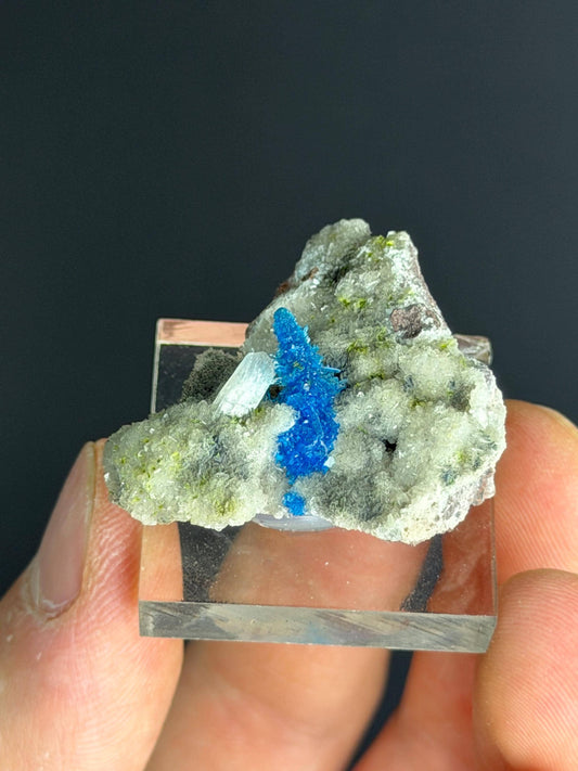 Very Unique! Pentagonite On Stilbite