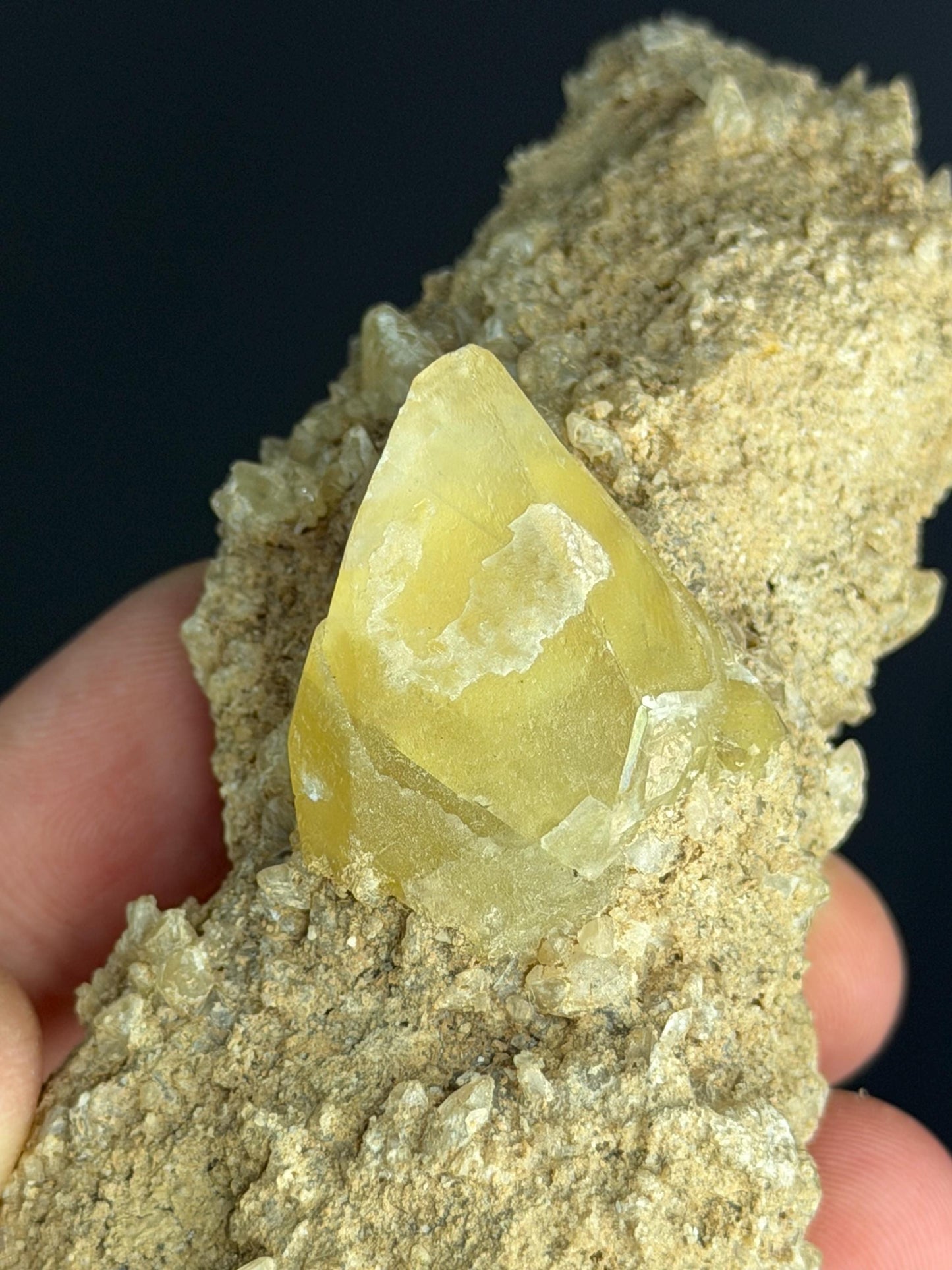 Golden Yellow Crystal Calcite