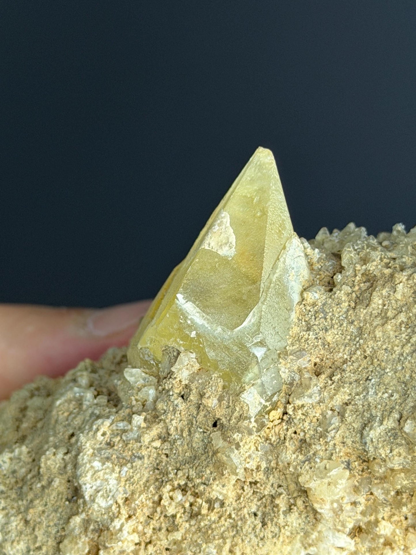 Golden Yellow Crystal Calcite