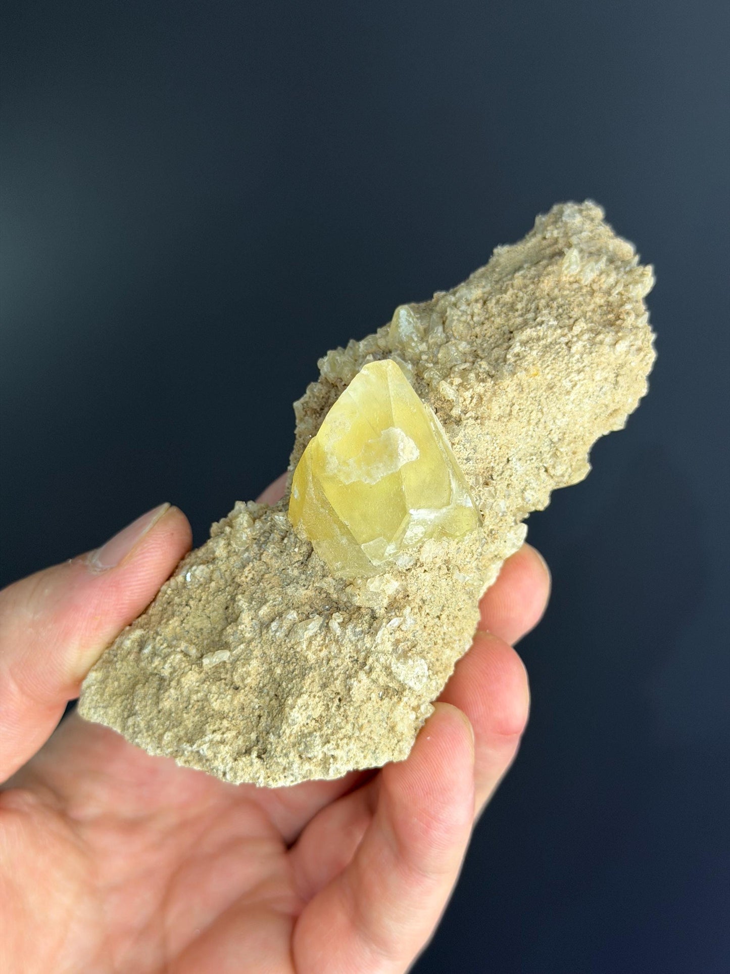 Golden Yellow Crystal Calcite
